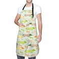 thumbnail image 3 of Uemuo Dachshund Dog Puppy Pattern Waterproof Apron Adjustable Dishwasher Apron- Apron for Women Men Heavy Duty Work Apron for Dishwashing Chemical Lab, 3 of 9