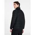thumbnail image 4 of Ozark Trail Men's and Big Men's Mid-Weight Puffer Jacket, Black Soot, Sizes S-3XL, 4 of 6