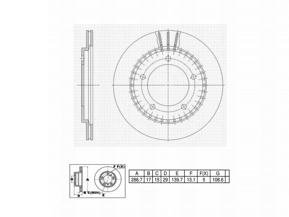 Winstop Brake Rotor, Front WS233428, Chevrolet Tracker 2004-1999