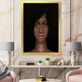 thumbnail image 3 of Designart 'Portrait of Afro American Woman II' Modern Framed Art Print, 3 of 4