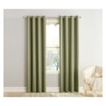 thumbnail image 1 of Sun Zero Seymour Grommet Top Room Darkening Single Window Curtain Panel, Sage Green, 1 of 4