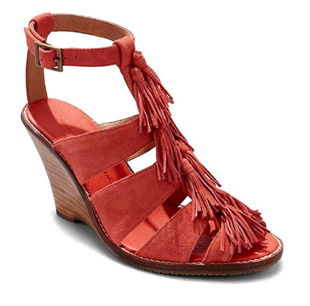 Tommy Bahama - Tommy Bahama Women's Palrinna Wedge Sandals (Color: Poinciana, US 9) - Walmart 