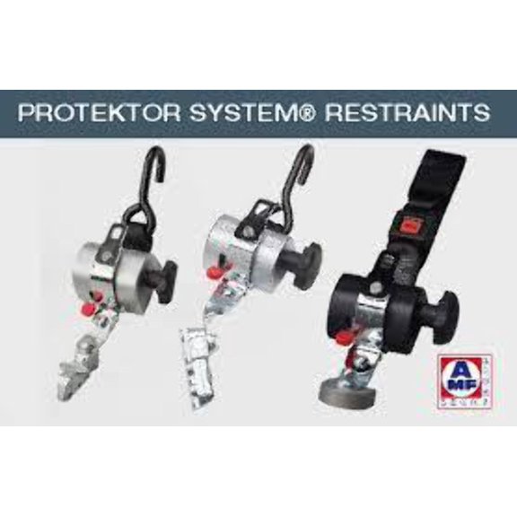 BLACKSERIES - PROTEKTOR®-System Wheelchair Restraint | 4 PACK KIT Attachment: J-Hook, Fitting: Smart Fitting