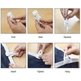 thumbnail image 4 of Banner Clips Large White - Instant Grommet Tabs and Tarp Clips (50 Pack), 4 of 4