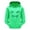 Green, variant on SonxaHe Toddler Girls Hooded Sweatshirts Long Sleeve Cartoon Prints Warm Sweat Fall Winter Pullover Hoodie Black,Sized 2-3