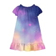 thumbnail image 4 of Cethrio Girls' Nightgowns Size 5T, Mid-length Gifts Summer Short Sleeve Kids Sleep Dresses Sleepwear Multicolor Size 5T, 4 of 8