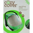 Cozy Cover Sun and Bug Car Seat Cover, Green Stripe