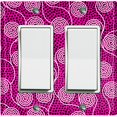 thumbnail image 1 of Metal Light Switch Plate Cover Colorful Safari African Tribal Art Pattern SFR031, 1 of 13