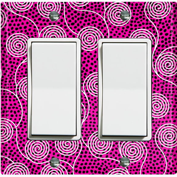 Metal Light Switch Plate Cover Colorful Safari African Tribal Art Pattern SFR031