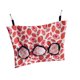 thumbnail image 1 of Alimentador de conejos, bolsas de colgantes, superficie impermeable, ligera, fácil de limpiar con 2 hebillas de Metal, práctico saco de tela Fresa Talla L Gloria Comedero de heno para conejos, 1 of 9