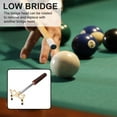 thumbnail image 4 of Retractable Billiards Cue Stick Bridge with Removable Brass Bridge , Billiards Pool Cue Accessory,Low Bridge, 4 of 5