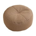 thumbnail image 4 of pitrice Coussin de Sol Rond Coussin de Méditation Chaise pour Enfants pour Studio Kaki Adultes Marron 40x15cm, 4 of 6