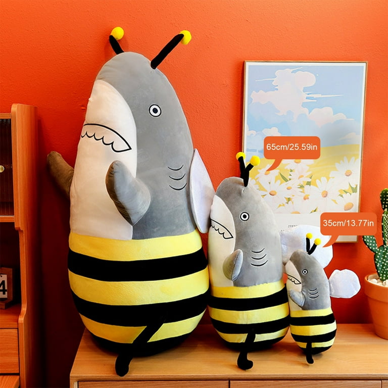 Cute Shark Bee Plush Toy Realistic Stuffed Animal – 42shops