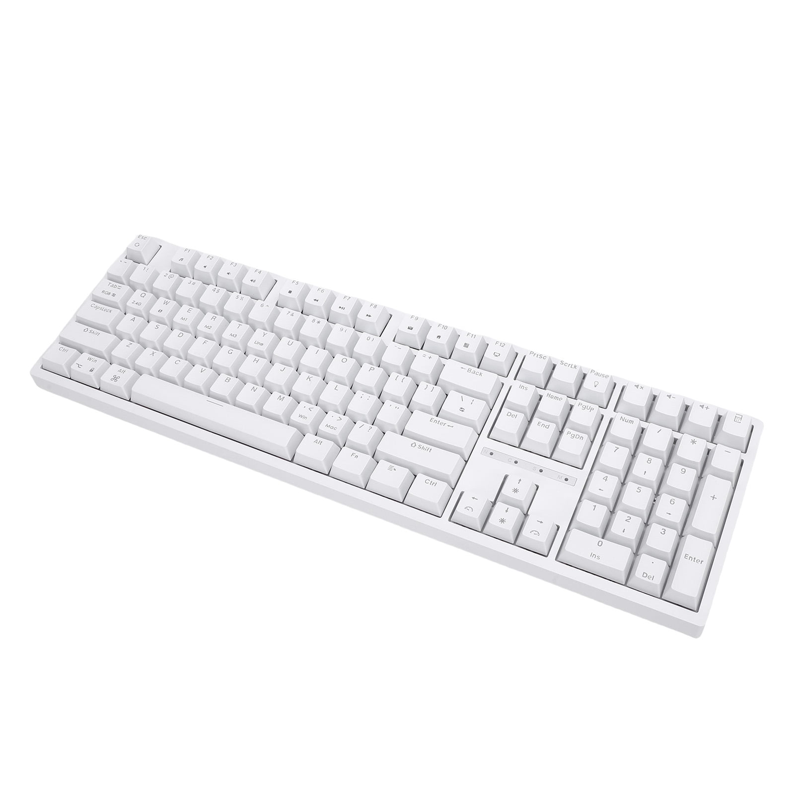 Wireless Mechanical Keyboard, Mechanical Keyboard USB C Wired BT 5.1 2.4Ghz 108 Keys  for PC Laptop