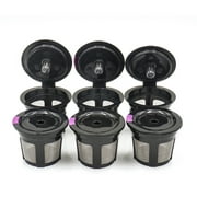 6 PACK Reusable K-Cup Coffee Filter Pods for Keurig 1.0 & 2.0 Refillable K Cup Kcup Universal fit Steel Mesh K-Compact