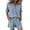 01blue 1, variant on Womens Lounge Wear Sets Linen Ladies Tracksuit Set 2 Piece Summer Outfits Co Ord Sets Short Sleeve Button Down Shirts and Wide Leg Shorts Matching Solid Elegant Lounge Work Office Wear with Pockets