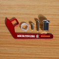 thumbnail image 2 of R Transmisor de Palanca de Pulgar de Metal Gatillo del Volante Adaptador de Control con una Sola Mano para Transmisor TQi 6530, Rojo, 2 of 5