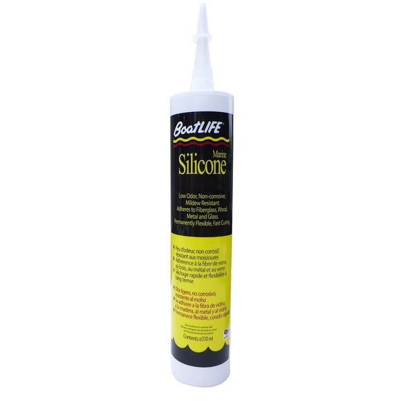 Cartucho de silicona Sealant Boatlife de 315 ml, color blanco