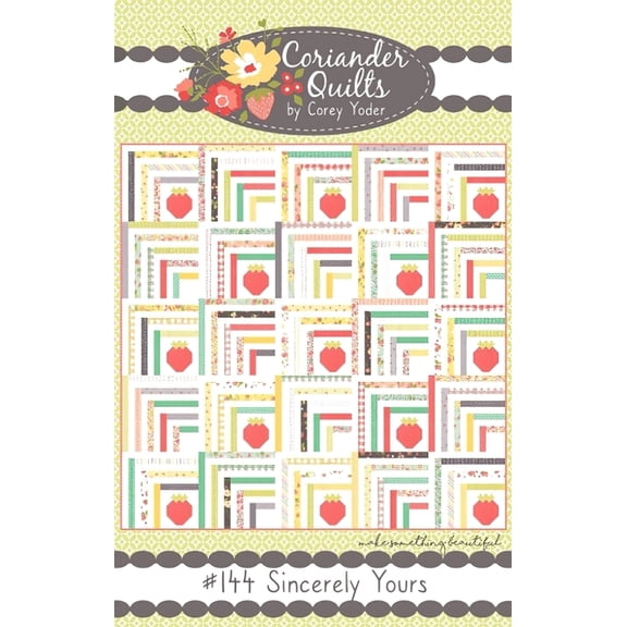 Sincerely Yours Quilt Pattern by Coriander Quilts