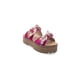 thumbnail image 1 of Sandalia Color Fiusha Plataforma Media Con Moños Multicolor Mundo Terra 025177, 1 of 3