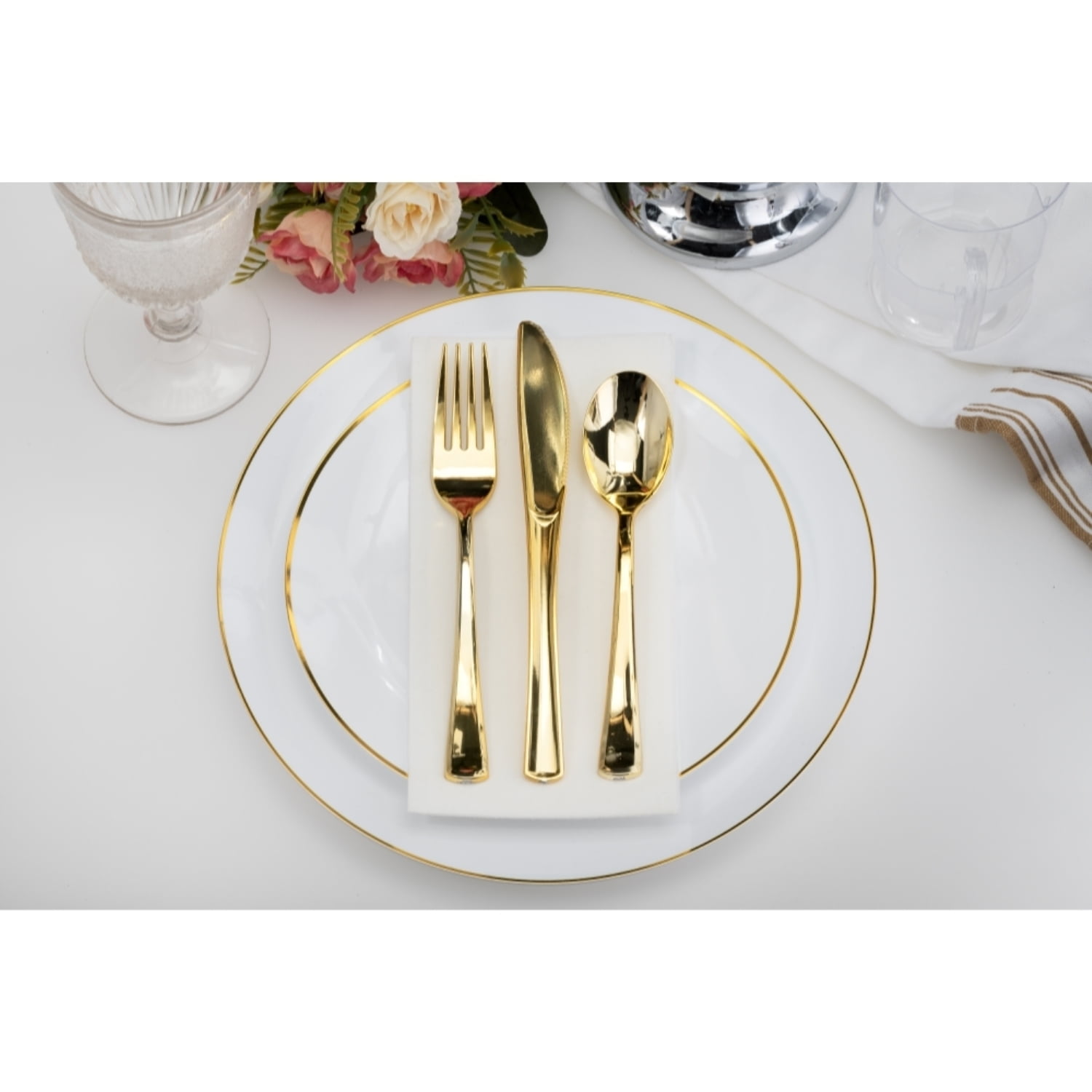 Trendables Spoons White/Gold - 20 Ct.