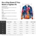 thumbnail image 5 of Lsque Modern Art Red And Blue Colors UPF 50+ Lightweight Sun Protection Men's Women's Long Sleeve Shirt, Hoodie Performance -3X-Large, 5 of 9