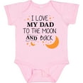 thumbnail image 3 of Inktastic I Love My Dad to the Moon and Back Boys or Girls Baby Bodysuit, 3 of 5