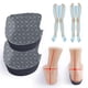 thumbnail image 4 of Cómodas plllas ortopédicas 3/4 para zapatos, para mujeres, insertos de talón EVA para talón Plantar Gris M Colcomx Plantillas para zapatos, 4 of 8