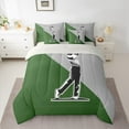 thumbnail image 2 of Manfei Golf Bedding Comforter Set 7-Piece,Sport Theme King Bedding Sets,Boys Ball Game Bed Sheets For Girls Teens,Super Cozy Room Decor Reversible, 2 of 7