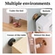 thumbnail image 5 of Soporte Fijo Billuyoard para Muebles 2 uds Estabilizador de Cama de Pared de Aleación de Acero Inoxidable Ajustable Negro, 5 of 6