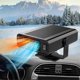 thumbnail image 1 of Portable Car Heater, Car Fan Heater Defroster 2-in-1 Car Heater & Cooling Fan Defroster, 360 Rotatable Car Windscreen Demister Plug Cigarette Lighter, 1 of 5