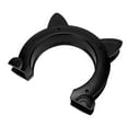 thumbnail image 4 of Cat Head Shaped Interior Cat Door with Fish Bone Pattern (Black), 4 of 23