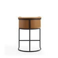 thumbnail image 6 of Manhattan Comfort Cosmopolitan 25.5" Faux Leather Counter Stool in Camel (Set 2), 6 of 6