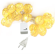 thumbnail image 2 of Luces de hadas de ratán blanco cálido solar, 20 LEDS 5M 8Modes luces de hadas al aire libre linternas solares luces de Navidad impermeables para jardines casas al aire libre (blanco cálido) Xemadio ZH-497, 2 of 7