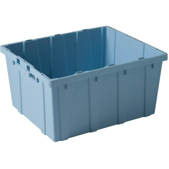Boîte Storage Bleu Clair de 75L, Moins de Couvercle