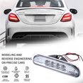 thumbnail image 4 of DeeCozy LED Third Brake Light for Grand Cherokee 99-04 Automotive Stop High Mount Additional Tail Brake Light Rear Center Stop Light Cargo Light Lens Perfect Fit High Brightness (Red/White), 4 of 8