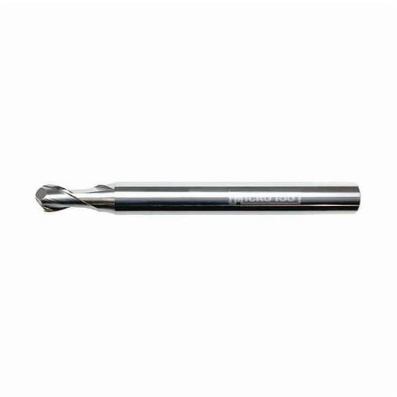 Micro 100 Carbide End Mill,0.5 mm,Cut 0.6 mm,2 FLT SFBM-005-1X