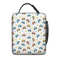 thumbnail image 5 of Tractor and Stars White Pattern Insulated Lunch Bag for Men Women,Waterproof Lunch Box for Work,Picnic or Travel,Thermal Insulation,10.63x9.06x3.54 Inches, 5 of 5