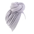 thumbnail image 2 of Clearance! Baberdicy Women Cancer Head Scarf Hat Cap Hair Scarf Turban Head Wrap Turban Hats Headwear Grey, 2 of 3