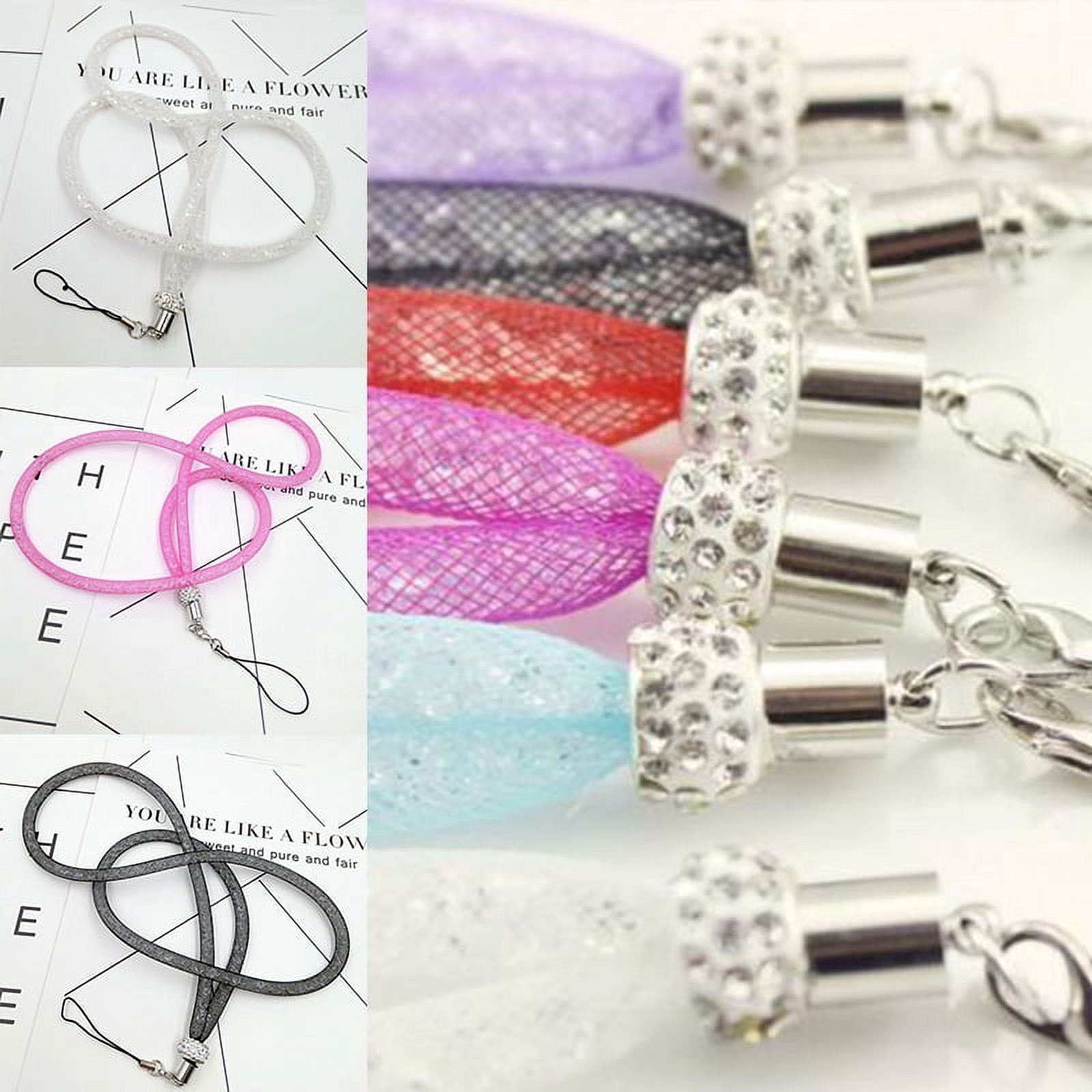 New Multi-function Lanyard Rope Long Lanyard Crystal Lanyard Hanging Neck Variety Of Color Mobile Phone Shell Accessories G3E8