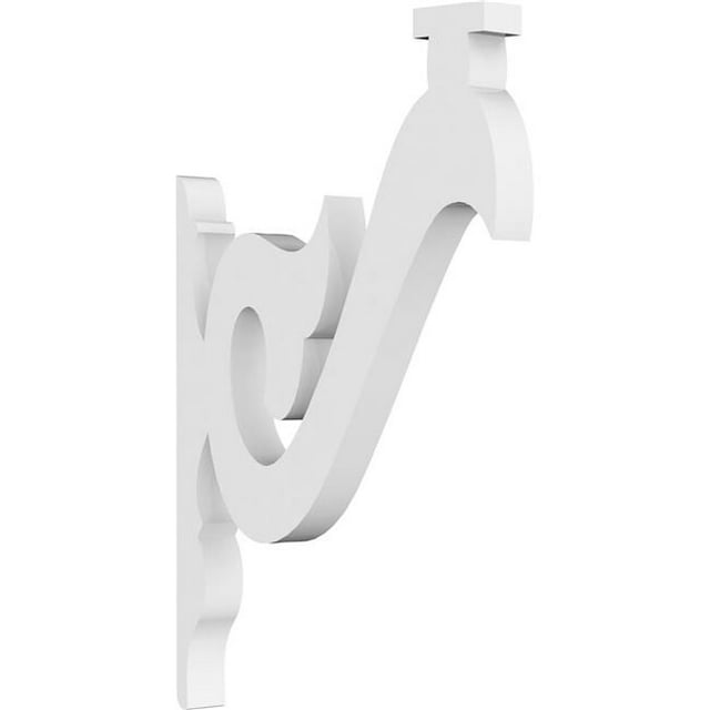 Ekena Millwork BKTP01X05X08FL Support de Fleuron - 0,62 x 5 x 8 Po.