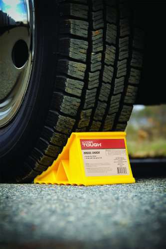 Hyper Tough Single Wheel Chock for Trailer Stability