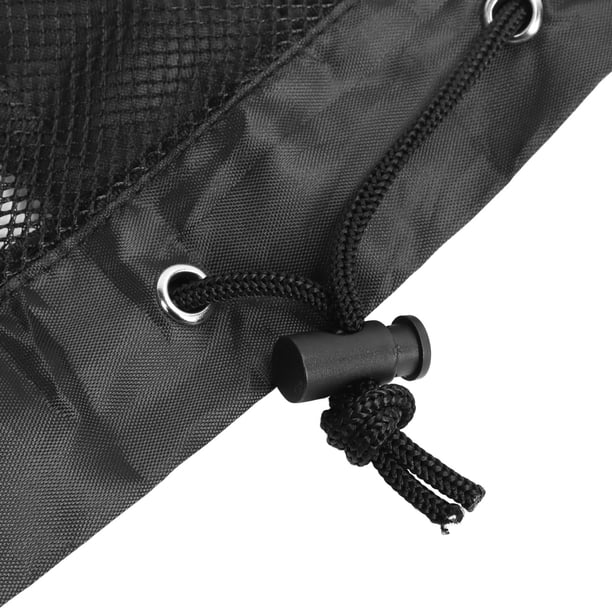 Sac Filet à Ballons – Tissu Oxford, Maille Respirante, 72x50 Cm, Cordon Et Bandoulière – Pour Foot, Basket, Rugby, Jusqu'à 15 Ballons