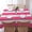 Pink, variant on Yellow Striped Tablecloth Rectangle Table Cloth 60x102, Waterproof Tablecloth Outdoor Table Cloth, Modern Simple Monochrome Geometric White Washable Table Cover for Kitchen Dinning Party