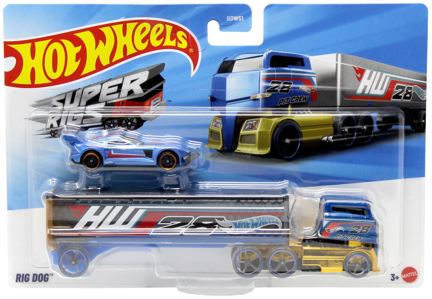 Hot Wheels Super Rigs Galactic Express Diecast Car - Walmart.com