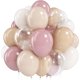 thumbnail image 1 of Pink and Green Balloons Retro Sage Green Pink Metallic Gold Confetti Balloons Olive Green Gold Pink Beige Latex Balloon for Easter Jungle Safari Christmas Woodland Birthday Party Decorations, 1 of 21