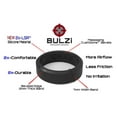 thumbnail image 2 of BULZi Wedding Bands, Massaging Comfort Fit Silicone Ring with Airflow, Men’s and Women’s Beveled Edge Design, 2 of 7