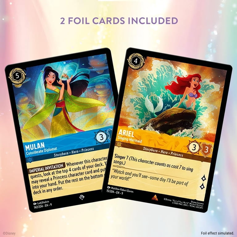 Ravensburger Disney Lorcana TCG: Fabled Single-Player Deck Amber & Sapphire | Engaging Gameplay | Over 200 Original Disney Artworks | Ideal for Ages 8+ - Walmart.com Ravensburger Disney Lorcana TCG: Fabled Single-Player Deck Amber & Sapphire | Engaging Gameplay | Over 200 Original Disney Artworks | Ideal for Ages 8+ - Walmart.com