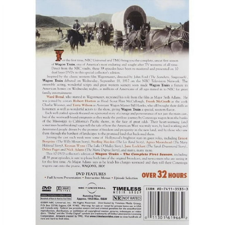 WAGON TRAIN: THE COMPLETE FOURTH SEASON NEW DVD 11301627964
