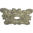 thumbnail image 3 of Ekena Millwork 18"W x 18"H x 3 1/4"ID x 1 1/2"P Crawley Ceiling Medallion (Fits Canopies up to 6 3/4"), Hand-Painted Castle Stone Crackle, 3 of 5